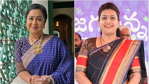 Radhikaa Sarathkumar and RK Roja