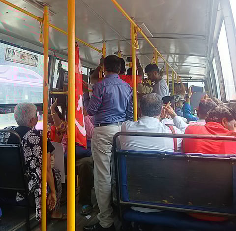 Protesters from Left parties detained for pro-Palestine demonstration in Bengaluru