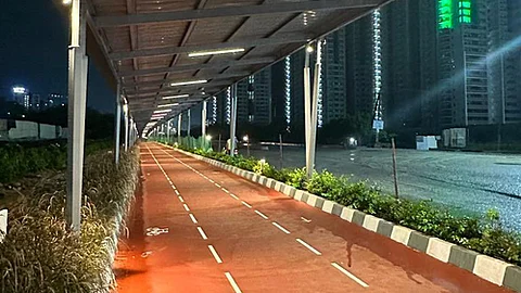 Healthway, India’s first solar cycling track