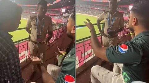 Bengaluru cop stops fan from shouting ‘Pakistan Zindabad’ during world cup match
