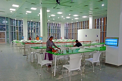 Vegetarian mess at IIT Hyderabad