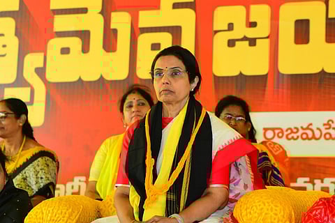 Chandrababu Naidu's wife Buvaneshwari