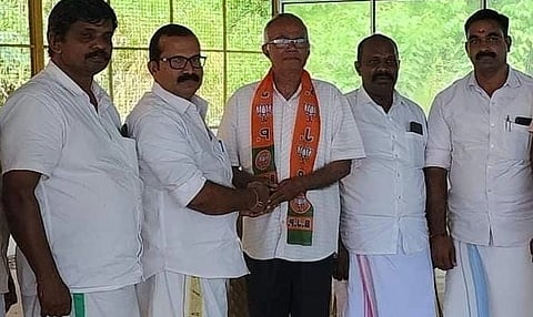 Catholic priest Fr Kuriakose who joined the BJP