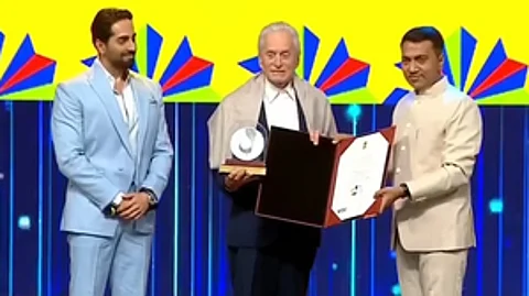Michael Douglas honoured with Satyajit Ray Lifetime Achievement Award.