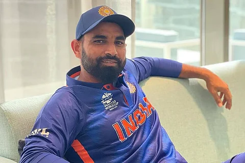 Indian bowler Mohammed Shami