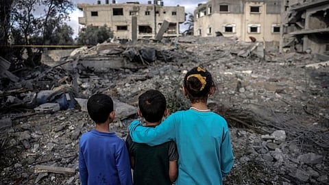 Children in war-torn Gaza