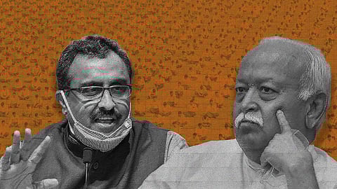 Ram Madhav and Mohan Bhagwat