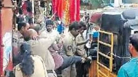 Army jawan assaulted by Andhra cops