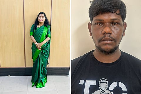 Collage of Prathima and accused Kiran