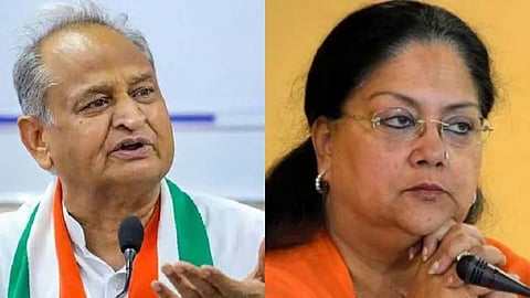 Ashok Gehlot and Vasundhara Raje