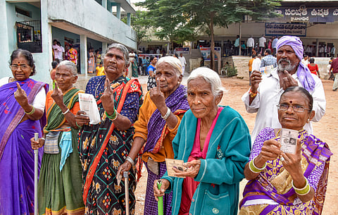 Voters in Telangana 2023 Assembly polls