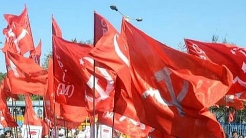 CPI(M) flags