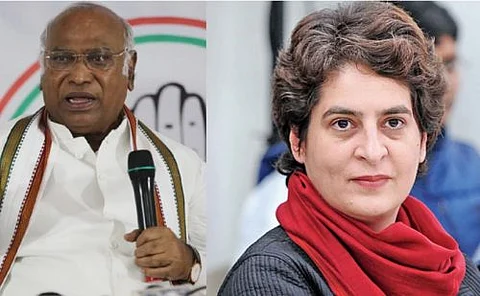 Kharge&Priyanka