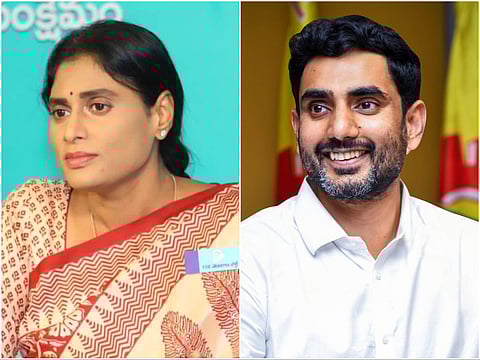 YS Sharmila sends Christmas gift to TDP’s Nara Lokesh