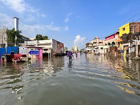 Chennai roads flooded after Cyclone Michaung