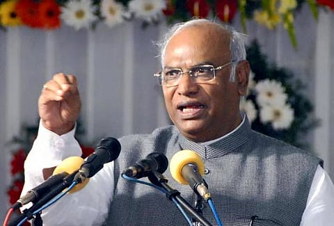 Congress chief Mallikarjun Kharge
