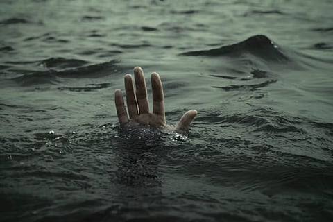 Representative image of drowning