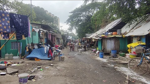 Settlement in Ramadoss Nagar, Old Washermenpet