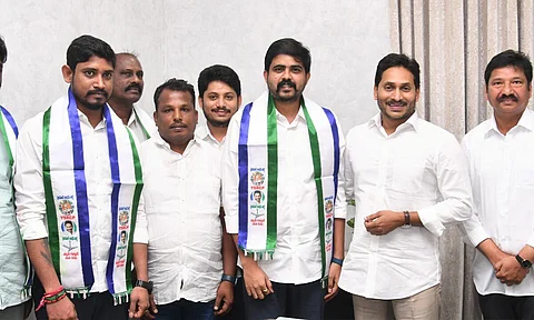 Jana Sena leader Yadlapalli Ram Sudhir joins YSRCP.