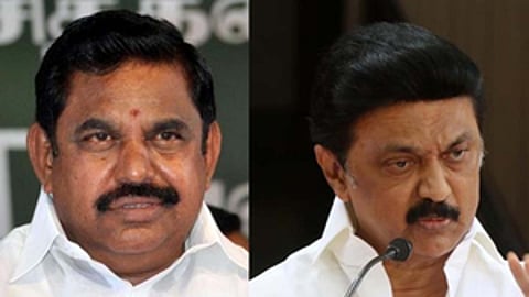 Edappadi K. Palaniswami and Tamil Nadu Chief Minister MK Stalin
