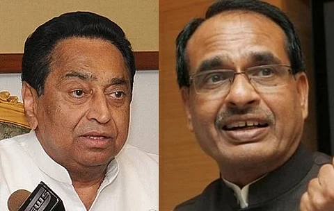 Chief Minister Shivraj Singh Chouhan and Congress leader Kamal Nath