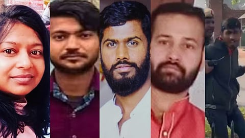 L-R: Neelam, Sagar Sharma, Manoranjan, Lalit Jha, Amol Shinde