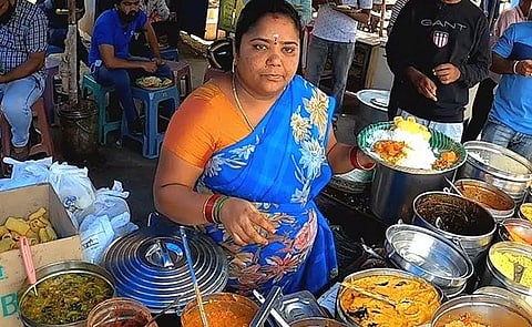 Food stall owner Kumari