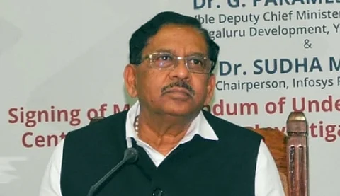 Karnataka Home Minister Dr G Parameshwara