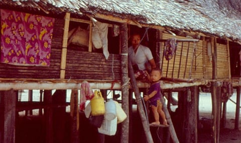 Traditional home of the Nicobarese people