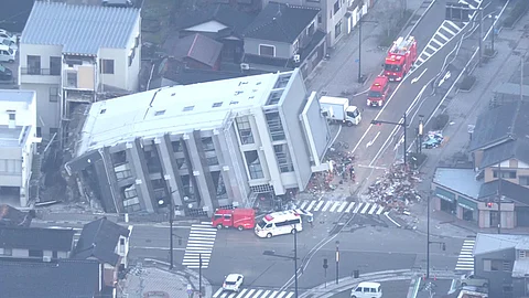 Aftermath of 7.6 earthquake in Japan's Ishikawa Prefecture