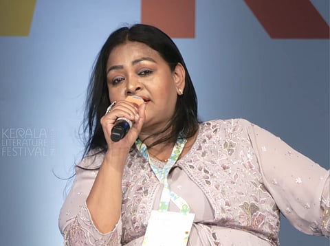 Shakeela at the Kerala Literature Festival
