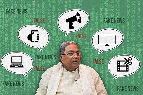 Fake news targeting Karnataka CM Siddaramaiah