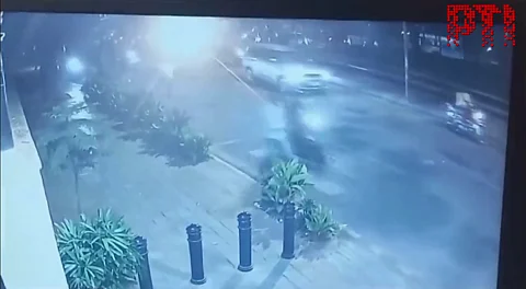 Screengrab of the CCTV footage of the incident