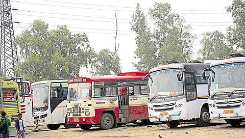 Uttar Pradesh RTC office sealed with 40 employees inside