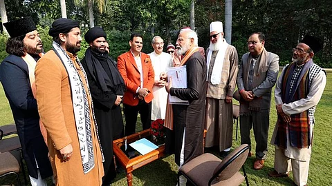 Prime Minister Modi on January 12 presented a 'chadar' to be placed at the Ajmer Sharif Dargah to mark the death anniversary of Sufi saint Khwaja Moinuddin Chishti.