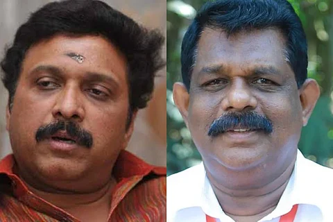 Ganesh Kumar (L) and Antony Raju