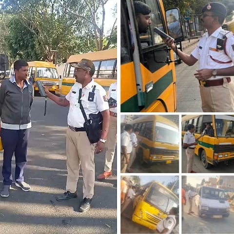 Drunk driving at 7 am: Bengaluru cops book 16 school bus drivers