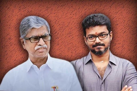 Director SA Chandrasekar and actor Vijay