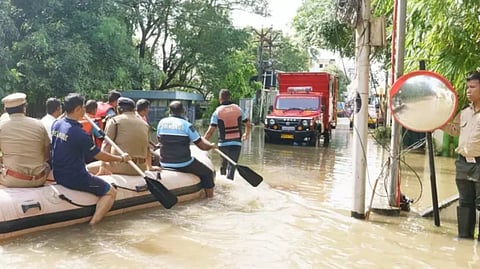 Disasters don’t affect all equally, while the privileged move into hotels or pump water out of their living rooms, the poor are stranded or packed into relief camps with little to no basic facilities.