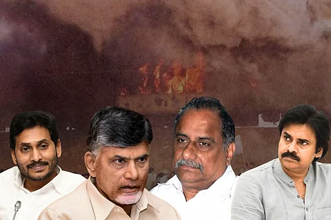 AP CM Jagan, TDP chief Chandrababu Naidu, Kapu leader Mudragada Padmanabham and Jana Sena chief Pawan Kalyan: the current leaders addressing demands of Kapu reservation.