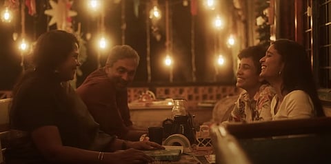 A scene from the film Love and Let Love