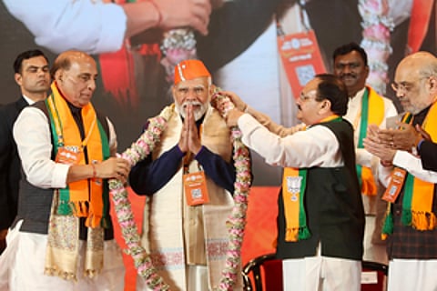 BJP national convention passes political resolution, hails PM Modi for Ram Mandir
