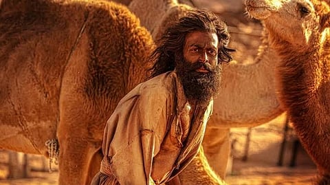 Prithviraj in Aadujeevitham