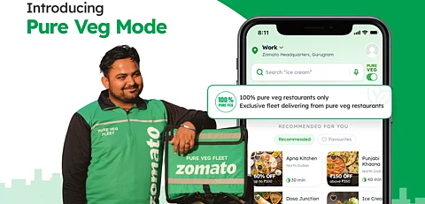 Zomato 'Pure Veg Mode'