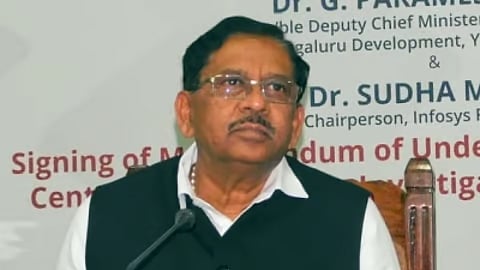 Karnataka Home Minister G Parameshwara