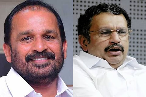 TN Prathapan (left), K Muraleedharan