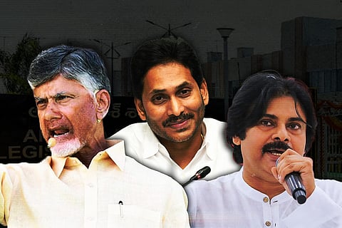 Chandrababu Naidu, Jagan, Pawan Kalyan