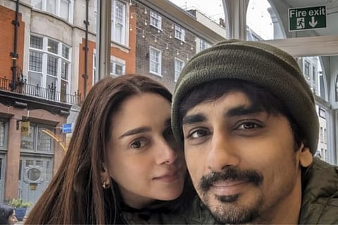 Actors Siddharth and Aditi Rao Hydari get engaged in Wanaparthy