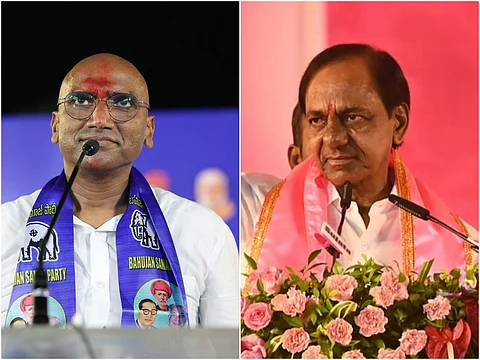 RS Praveen Kumar and KCR