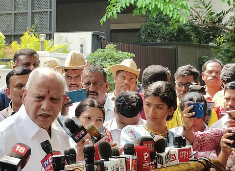 BS Yediyurappa addressing sexual assault allegation